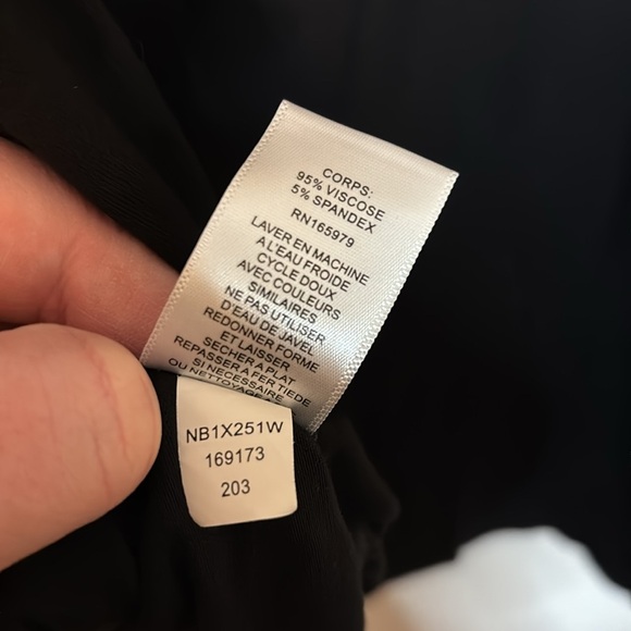 Women’s Plus Cable and Gauge Embroidered Top With Open Sleeve 3X Black - Picture 6 of 6